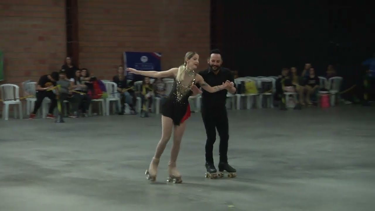 Torneio Estadual de Patinação Artística 2022 FGP - Iniciantes Dupla Mista Master-Carolina e Everton