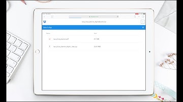 How to download goodnotes.zip planner from Dropbox link on your Ipad