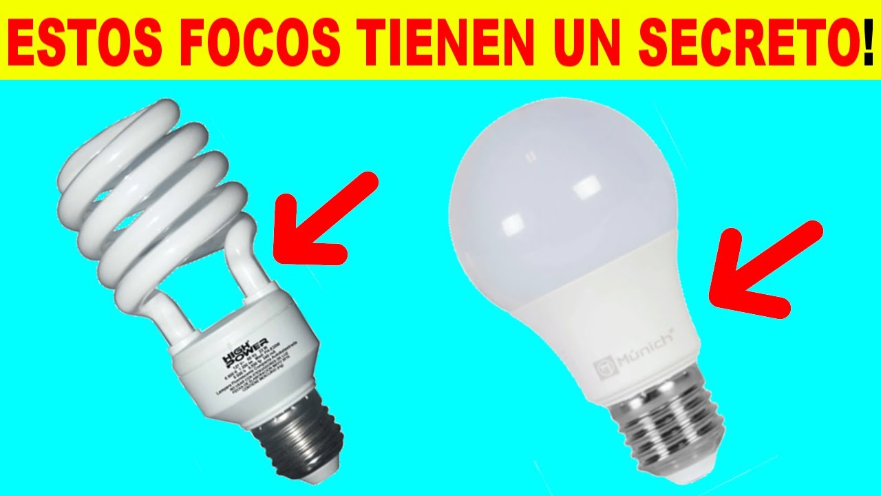 REPARA CUALQUIER FOCO CON SIMPLE TRUCO!