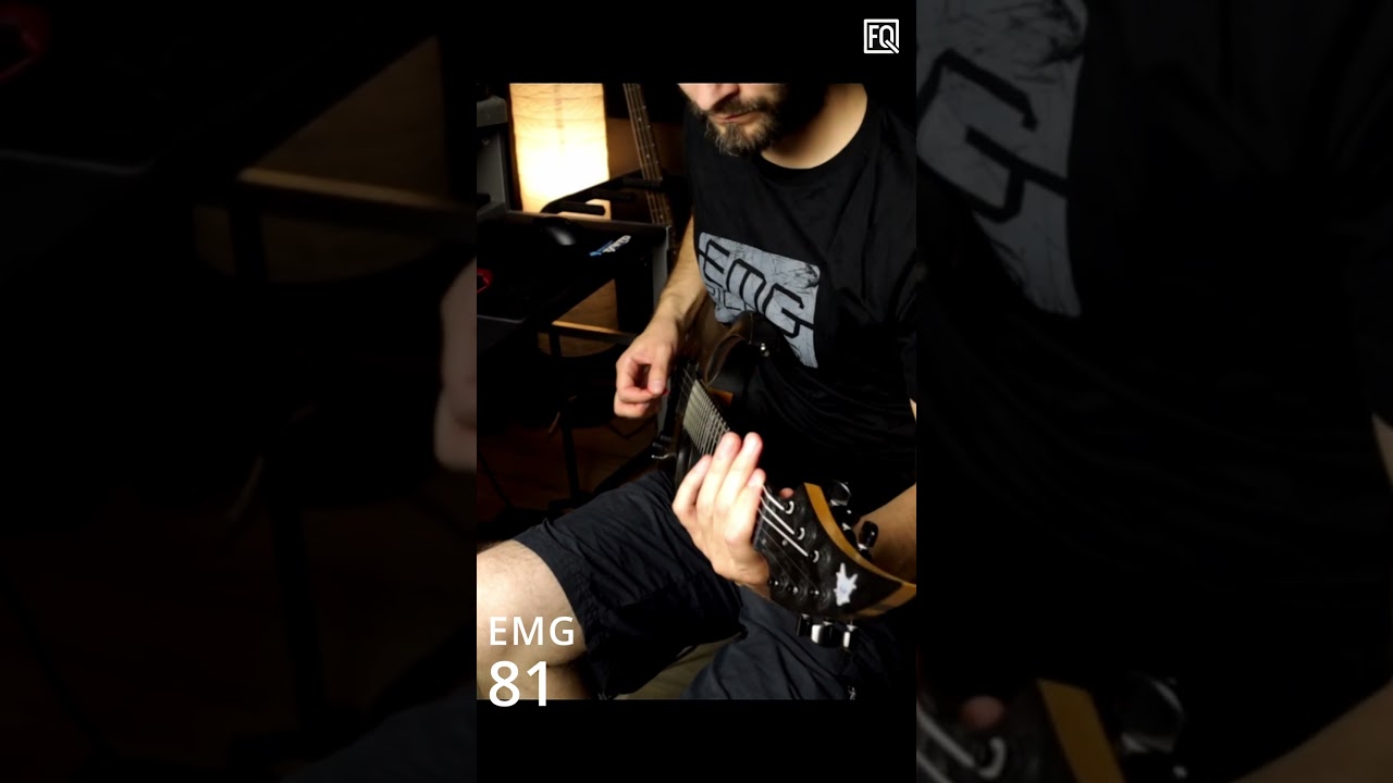 EMG Pickups Comparison - JR, 81, 85, 57, JH, BB (metal) #guitar