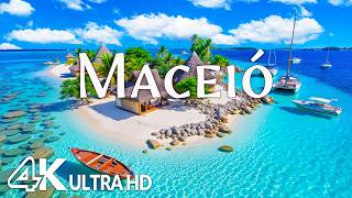 Maceió Brazil 4K – Crystal Blue Sea, Coconut Beaches & Brazil’s Tropical Paradise | Relaxing Music