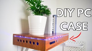 I put my PC inside homemade shelf || DIY PC case