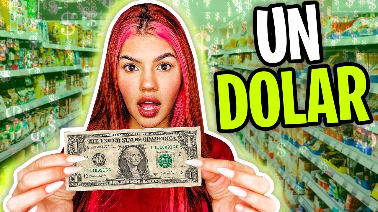 COMIENDO UNA SEMANA con SOLO 1 DÓLAR - MARIANA