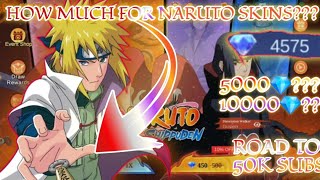 How Much Diamonds For All Naruto Skins In Naruto Shippuden Phase 2 Event Mlbb