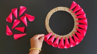 Beautiful Paper Flower Wall Hanging / Paper craft For Home Decoration / DIY Wall Hanging / Wall Mate