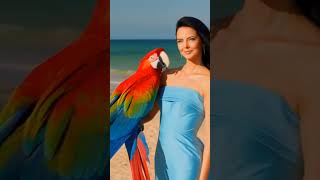 Arara Azul E Suas Cores Belíssimas