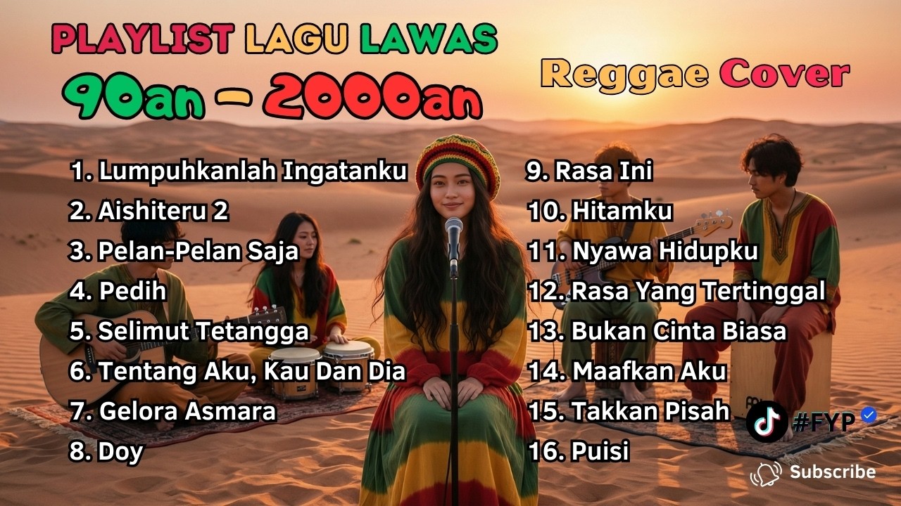 Playlist Lagu Pop 2000an Terbaik | Lumpuhkanlah Ingatanku | Selimut Tetangga -  Reggae Cover