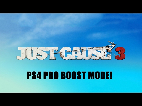 Just Cause 3 - PS4 Pro - Boost Mode FPS Test (MUCH BETTER)
