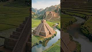 Builders of the Sacred Valley‼️⛰️🏛️🌿🌊🪨☀️..#templerestoration #pyramid #SacredValley