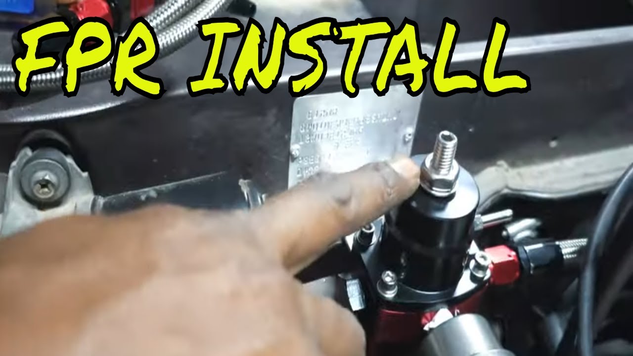 How To Install A Fuel Pressure Regulator On Your 240SX YouTube