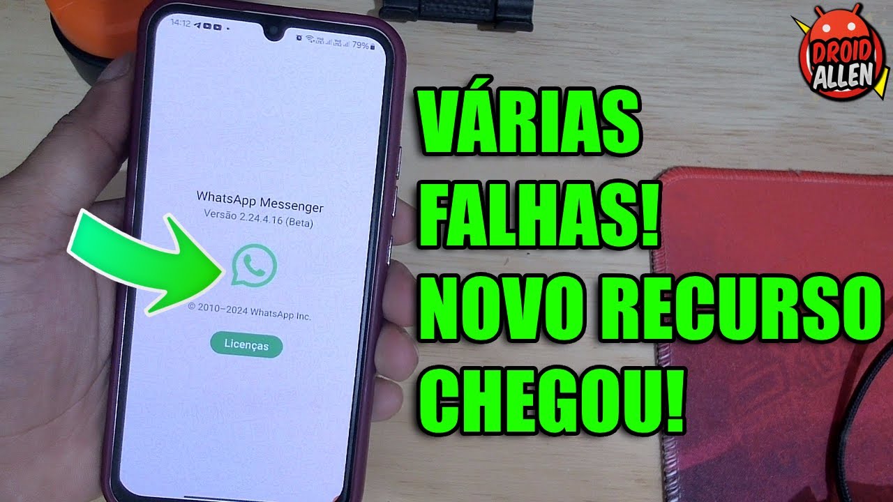 😱WHATSAPP APRESENTANDO VÁRIAS FALHAS NO SISTEMA E UM RECURSO NOVO MUDOU ...