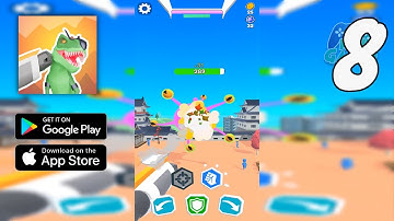 Mechangelion - Robot Fighting Gameplay Part 8 - Castle (Android, IOS)