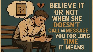 When She Stops Calling or Texting You… This Is What It REALLY Means (Stoic Truth)