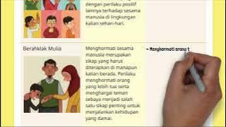 Nilai Keteladan Penjelasan Contoh Perilaku Beriman dan Bertakwa Kepada Tuhan YME