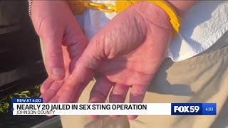 19 arrested in Johnson County child solicitation sting