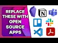 OPEN SOURCE alternatives to the MOST POPULAR productivity apps!