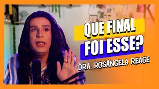 Doutora Rosângela reagindo à estrela de novelas do Kwai, Markelly Oliveira.