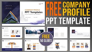 Free Company Profile PowerPoint Template