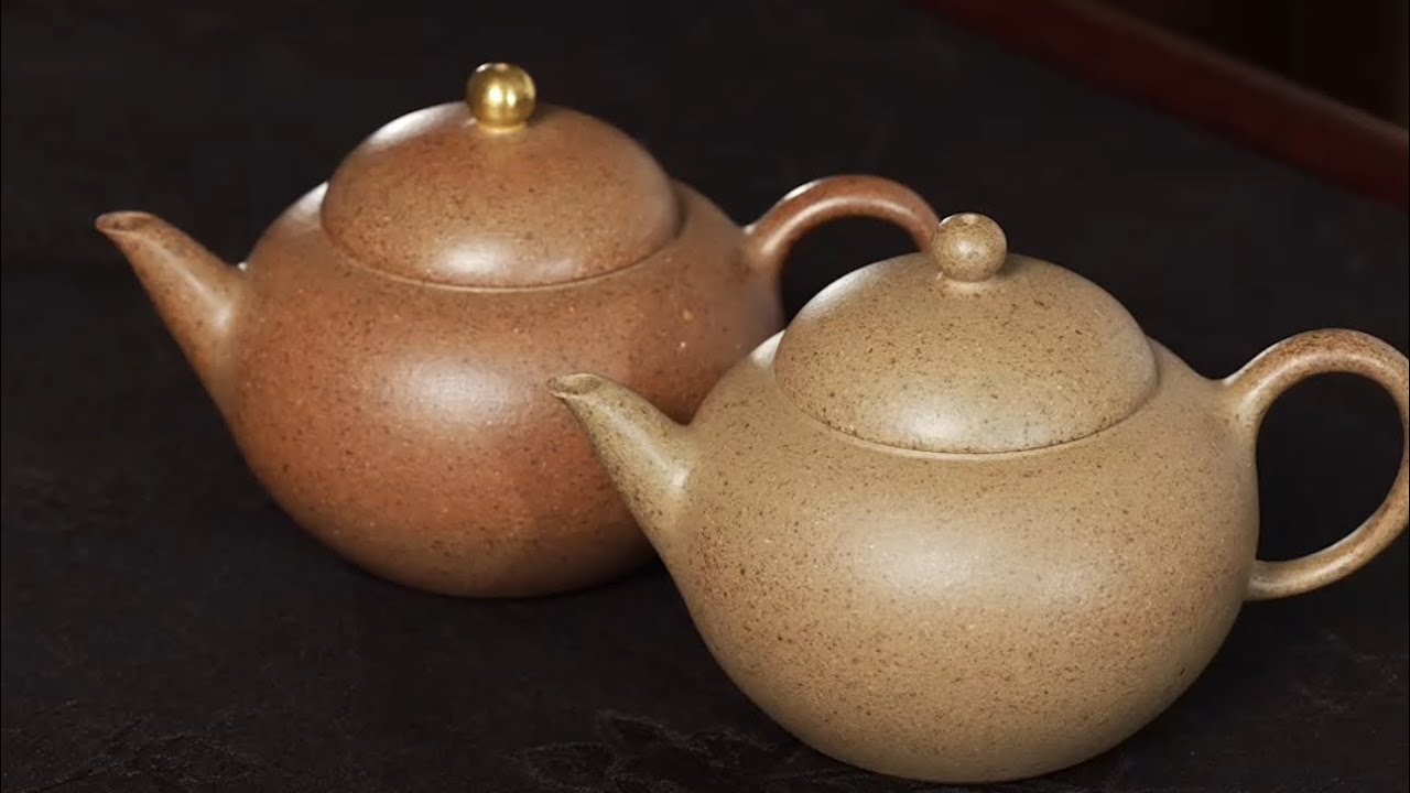 黄龙山原矿老青段泥料气窑烧制柴窑烧制全手工制作朱华水平壶#紫砂壶