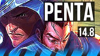 TALON vs YASUO (MID) | Penta, 19/2/6, Legendary, 800+ games | EUW Grandmaster | 14.8