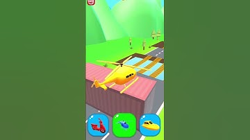 💯shape shifting funny race game 124 level #shorts #gaming #gamevideo