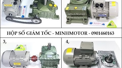 Hộp giảm tốc trục vít WPO VW 70, trục vuông góc, 0968140191, MinhMotor