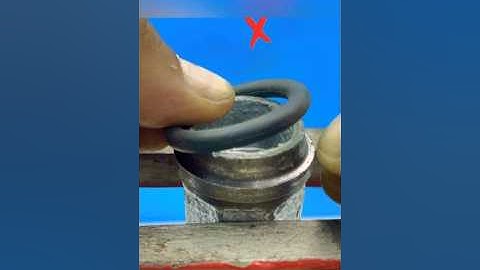 The Best Way to Quickly and Easily Install a Difficult O-Ring Yourself #diy