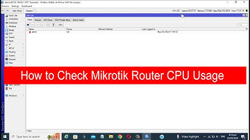 How to Check Mikrotik CPU Usage | Check CPU usage of your Mikrotik Router