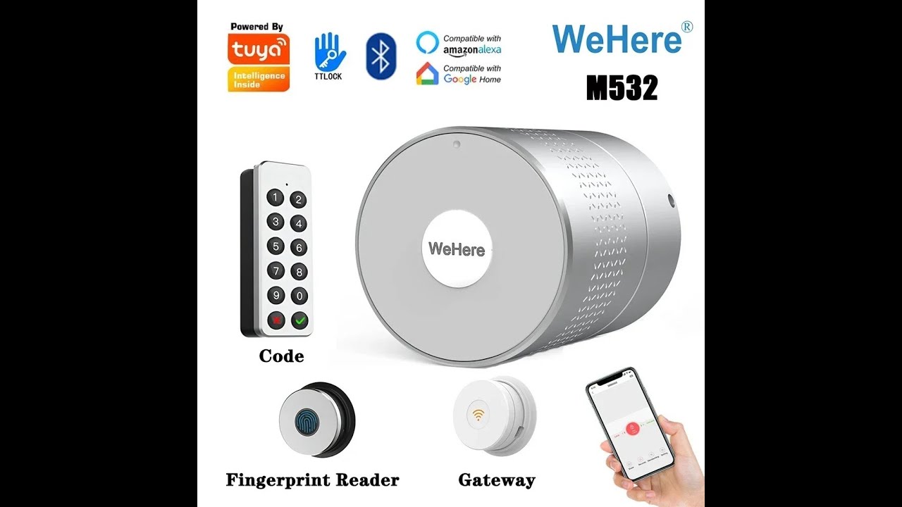Wehere M532 Smart Door Lock Nuki Style Not Change Lock Cylinder Support Alexa