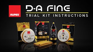 D-A Fine Trial Kit Instructions