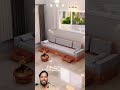 “Magic Sofa ➝ Double Bed Transformation 3D furniture 🤯