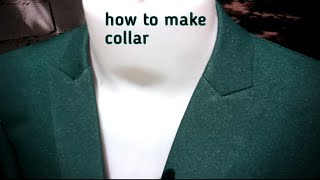HOW TO MAKE SUIT COLLAR. HOW TO SEW SUIT COLLAR.