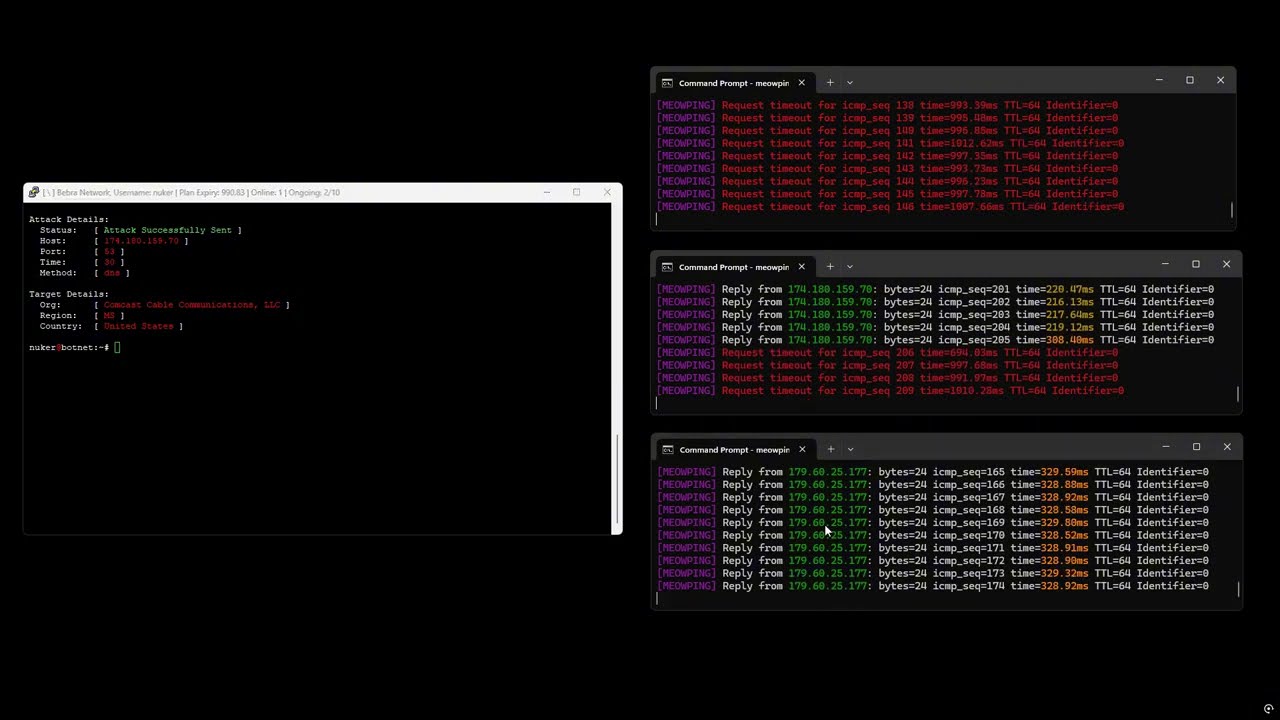 BebraNetwork vs 3 HOME IP | C2 SHOWCASE | BEST BOTNET / C2 / API CHEAP PLANS!