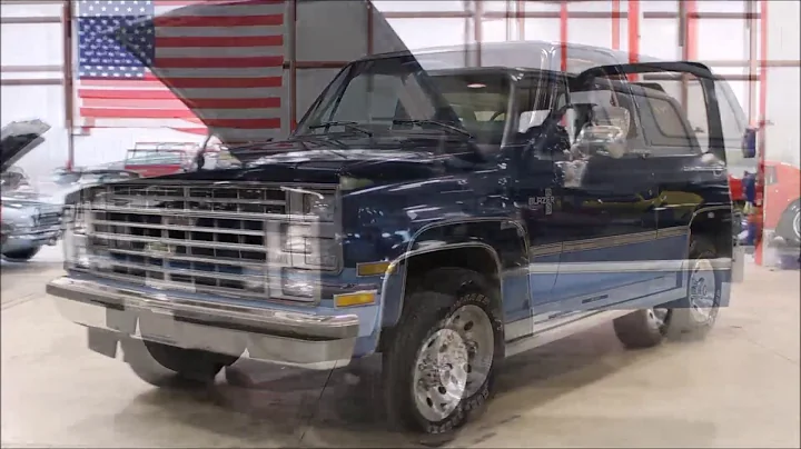 1987 Chevy blazer blue