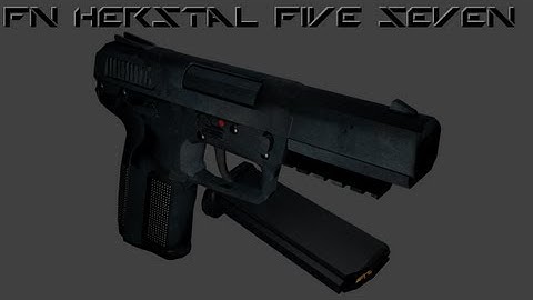 FN Herstal 5-7 Blender 3D Speed Model