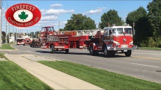 Old Fire Trucks Parade - C-K FireFest, 2018