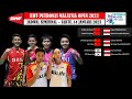 JADWAL LENGKAP SEMIFINAL PETONAS MALAYSIA OPEN 2023 - ADA 3 WAKIL INDONESIA, Live Inews TV &amp; BWF TV