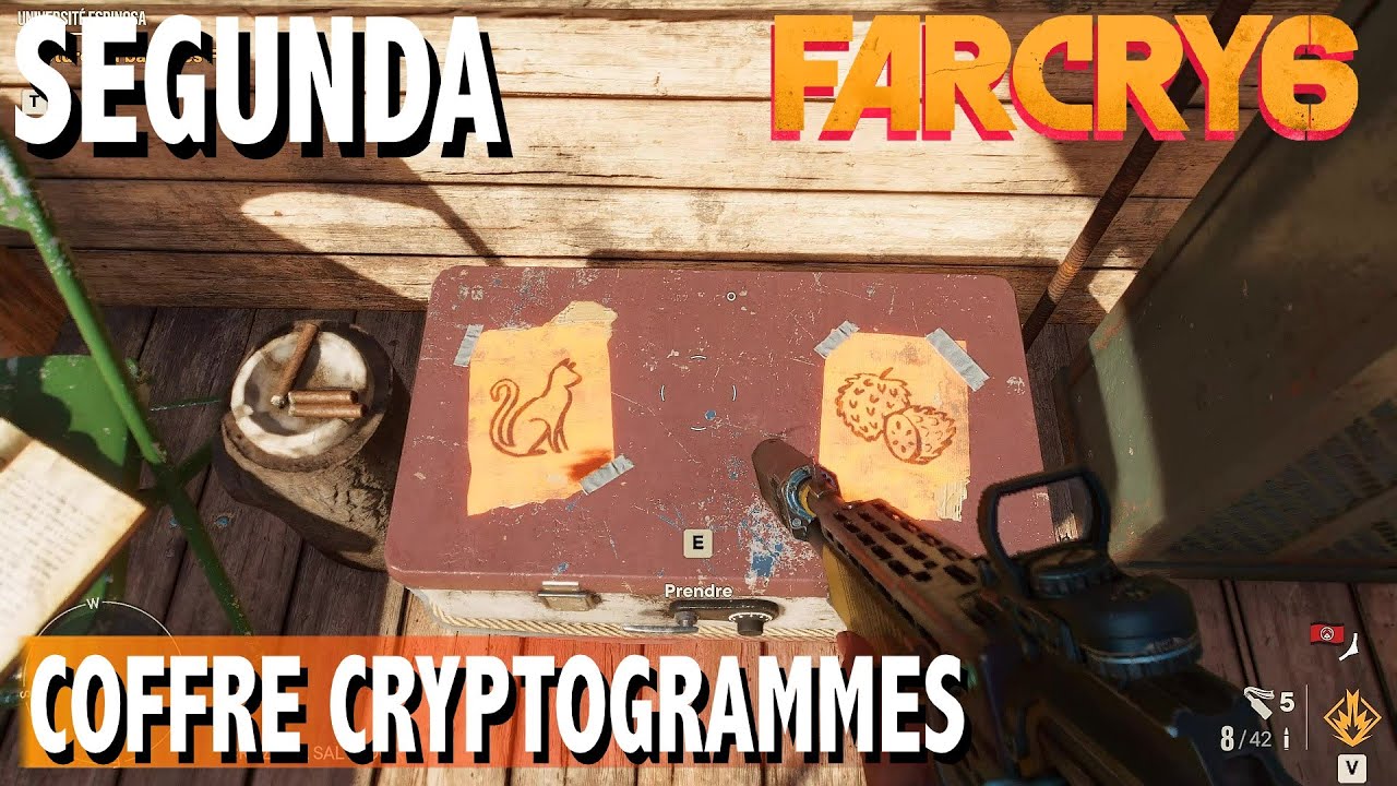 SEGUNDA - COFFRE CRYPTOGRAMME / TABLEAUX CRYPTOGRAMMES 13 & 29 - CASQUE  IGNIFUGÉS II - FAR CRY 6