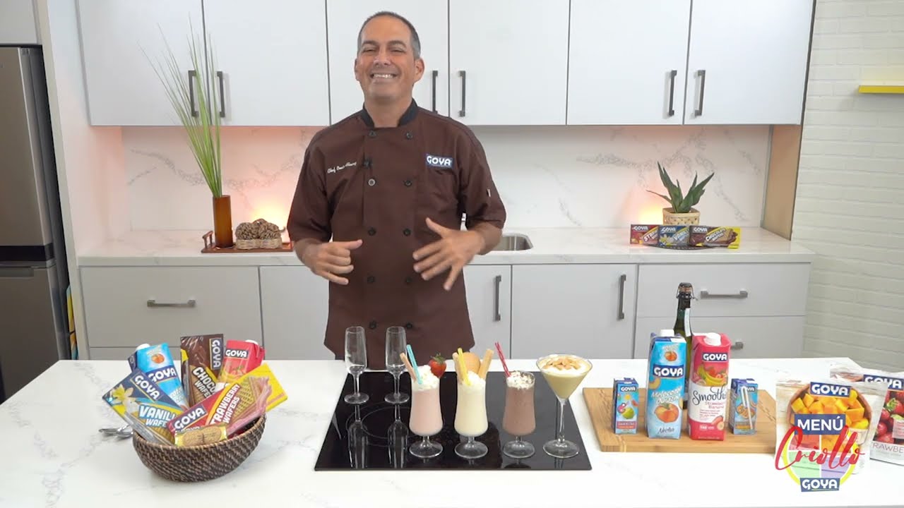 Batidas y Bebidas Refrescantes con Wafers Goya y Néctares Goya