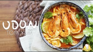 Udon Tom Yum Soup with Prawns (อุด้งต้มยำกุ้ง) - Thai Boy Brand Amazing Tom Yum Recipes screenshot 5