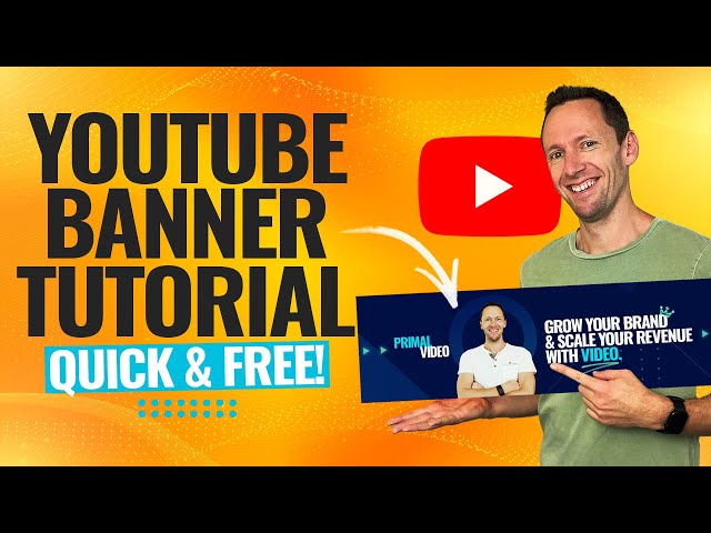 How To Make A YouTube Banner in 2024! class=