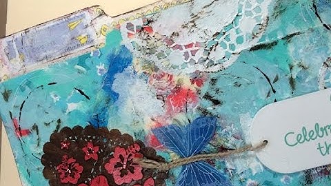 Altered File Folder + ICAD - Happy Mail Project - Part 1