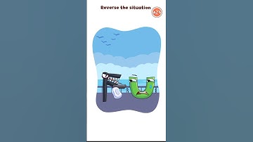 Reverse the Situation|Alphabet Dop:Delete Puzzle|Level 19 #shorts #deleteonepart