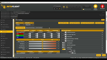 (HGLRC Petrel 75 RTF) Factory Betaflight Congutrator Settings