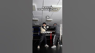 5 Ways to Block a Jab✔️ #boxing #boxingcoach #boxingtraining #boxer #boxingskills