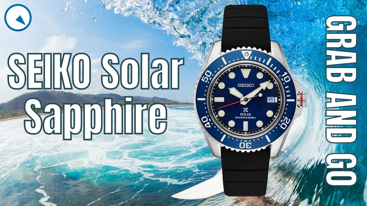 Seiko Solar Sapphire Diver - Worthy Upgrade? - YouTube