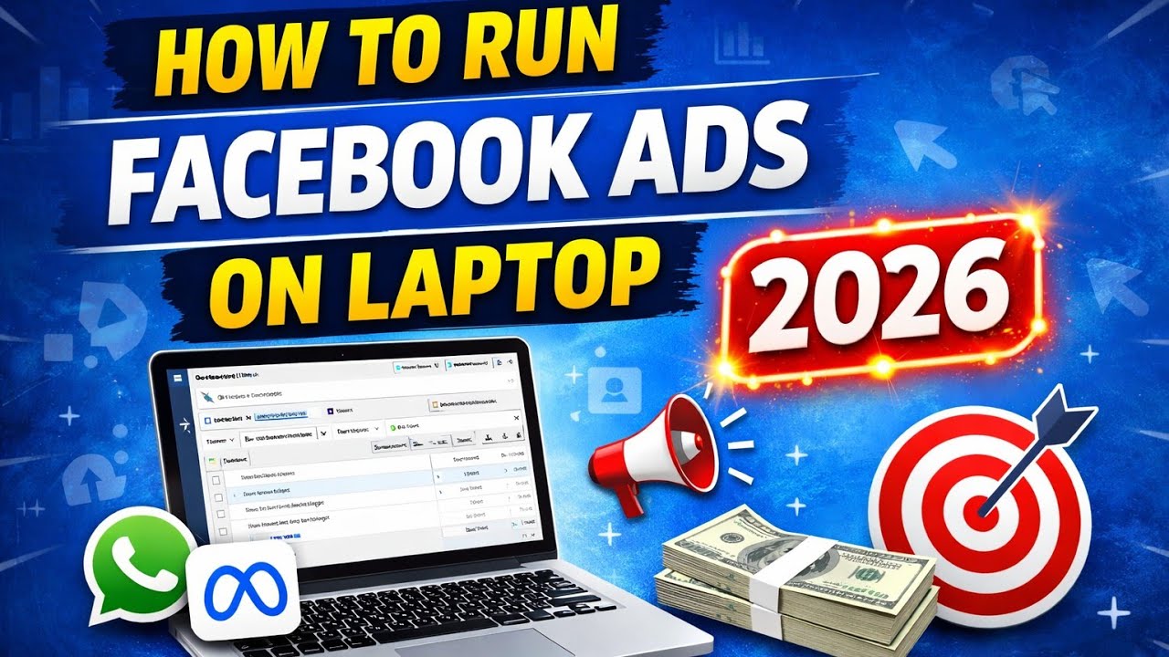 How to Run Facebook Ads on Laptop | Meta Ads Tutorial for Beginners ...