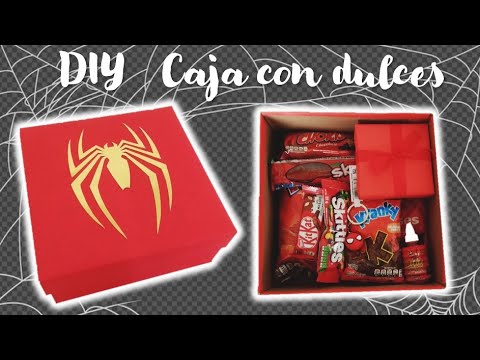 Sin valor luces altura DIY ♡ Regalo para tu novio ♡ Caja con Dulces de Spiderman 2020 | Erandy Paz  - YouTube