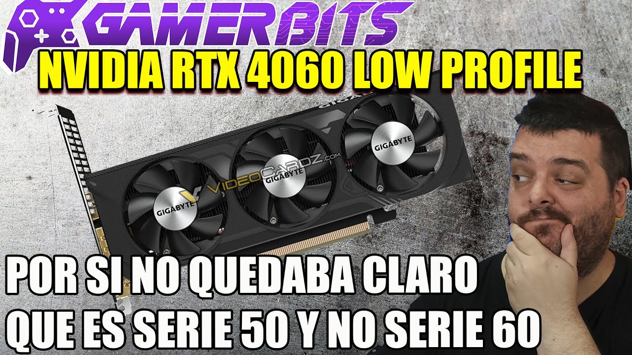 Gigabyte lanza una RTX 4060 Low Profile, algo que solo hubiéramos visto