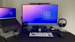 2023 Simple and Effective Laptop Desk Setup | College Student